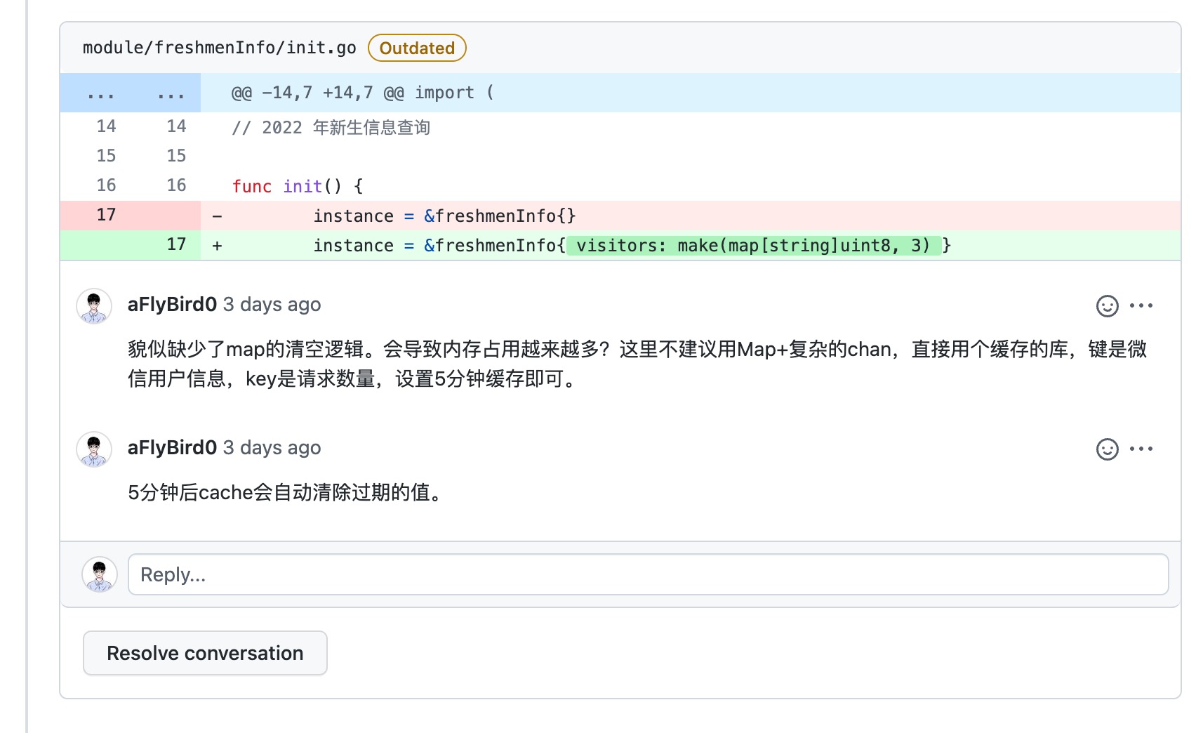 review-2 https://bird-notes.oss-cn-hangzhou.aliyuncs.com/img/freshmen-info-github-2.png