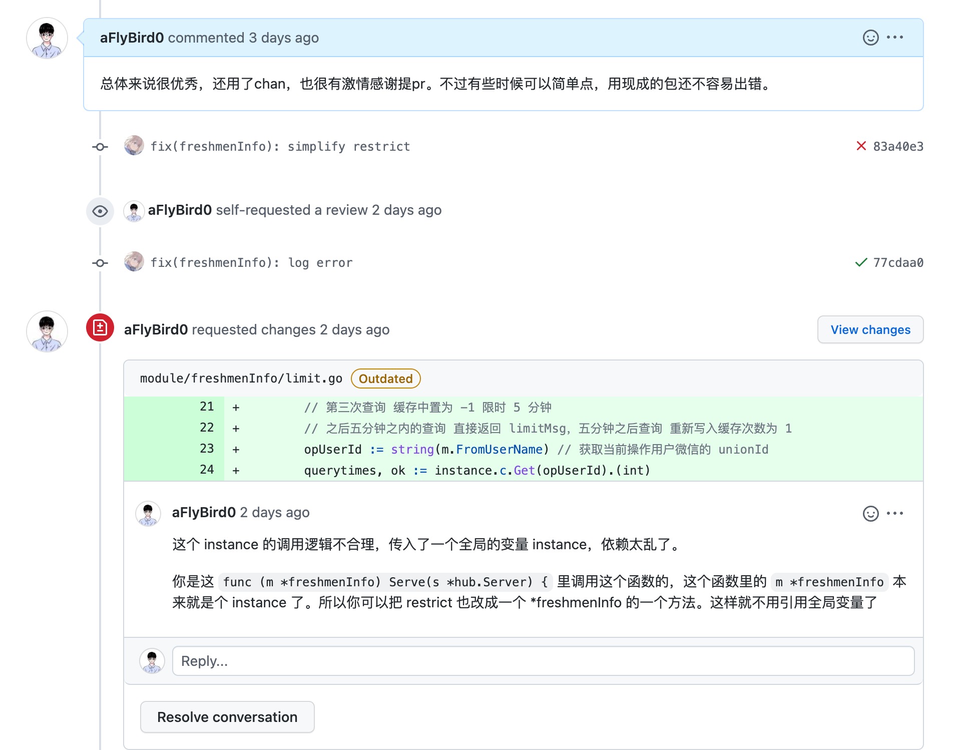 review-3 https://bird-notes.oss-cn-hangzhou.aliyuncs.com/img/freshmen-info-github-3.png